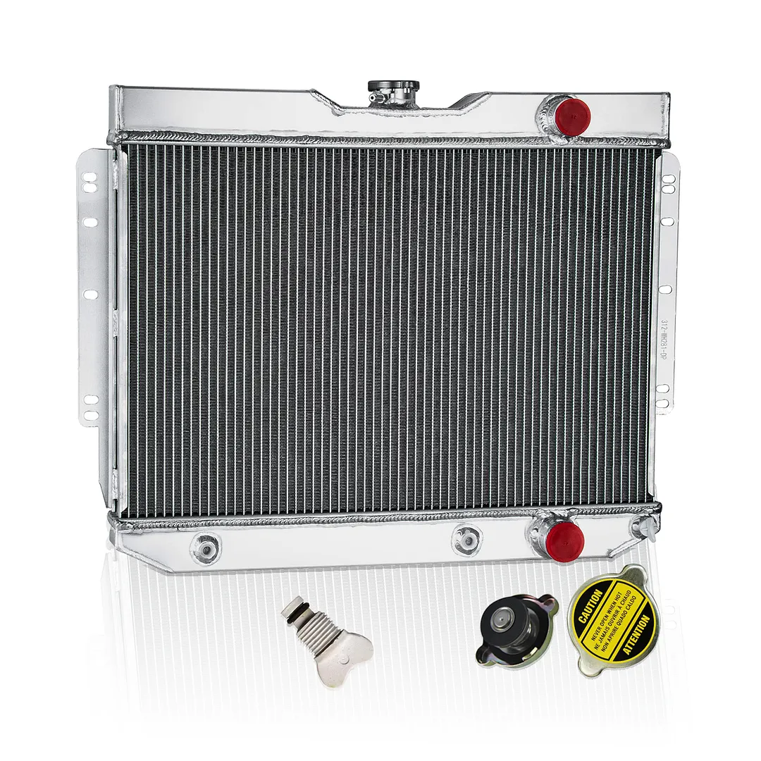 ASI Performance 4-Row Aluminum Radiator With Shroud & Fan For 1963-1968 Chevy Impala/El Camino