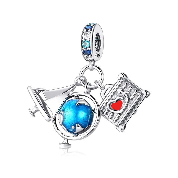 Earth Clip Beads Charms 