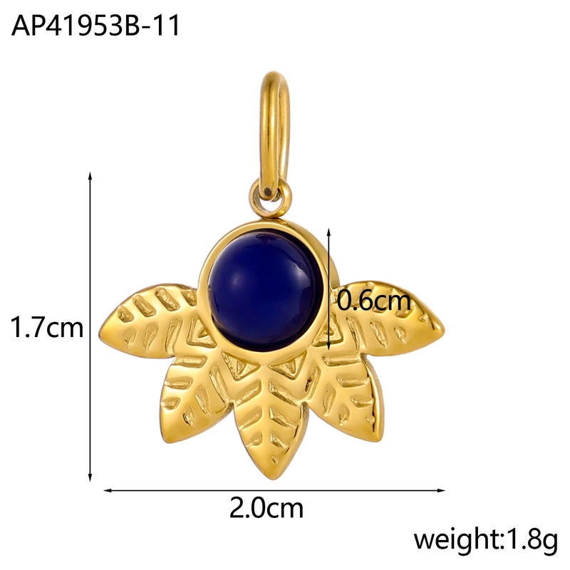 1 Piece 20 * 10mm 304 Stainless Steel Oval Pendant Jewelry Accessories