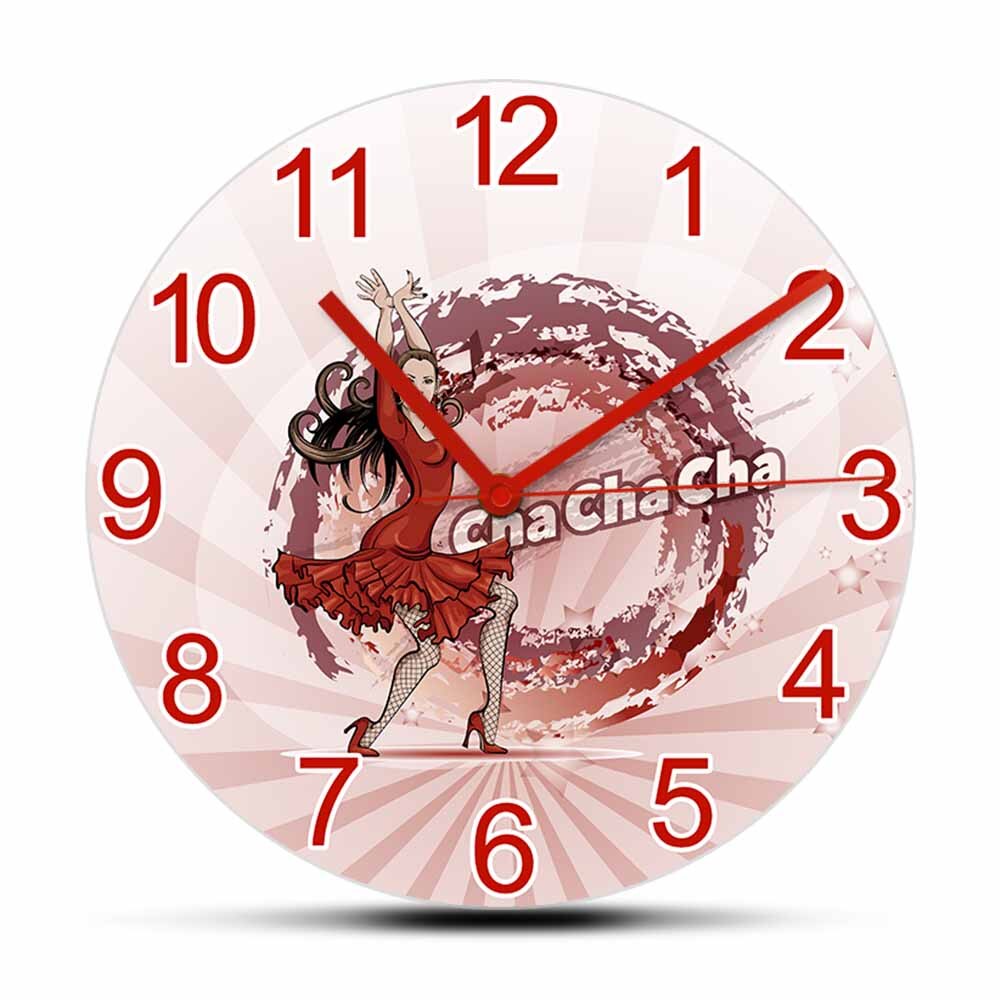 

Latin American Dancing - Frameless Acrylic Wall Clock, 501 Original