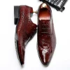 Luxury Mens Dress Shoes Genuine Leather For Wedding 
