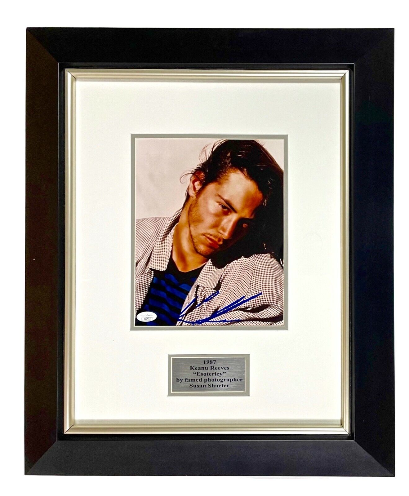 KEANU REEVES Autograph SIGNED 8x10 Photo Poster painting FRAMED JSA CERTIFIED FASHION SHOOT WICK