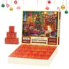 Puzzle sur le thème de Noël du compte à rebours de l'Avent