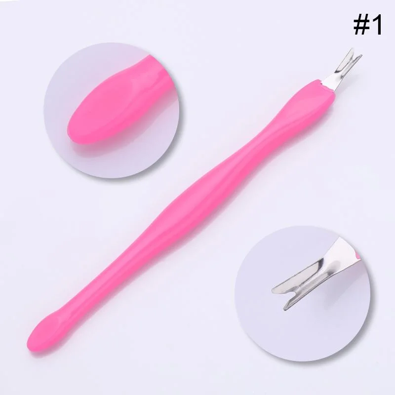 Double-ended Stainless Steel Cuticle Pusher Dead Skin Push Remover For Pedicure  Nail Art Cleaner Care Tool-Nail Inspo