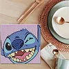 8pcs Cartoon DIY Diamond Painting Holz Untersetzer Kits mit Halter (Stich)