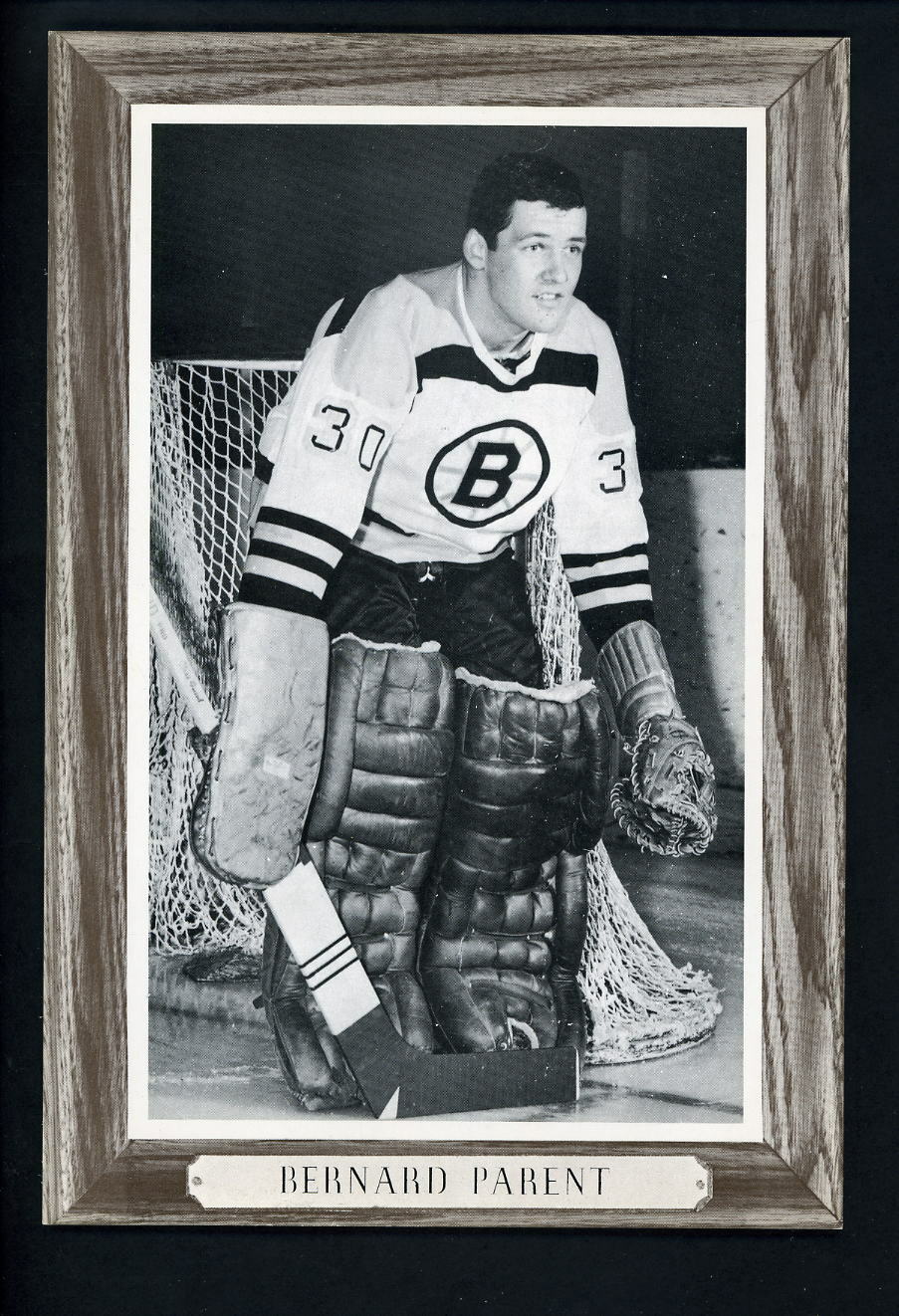 # 21 Bernie Parent 1964-67 Beehive Group 3 Photo Poster paintings Boston Bruins