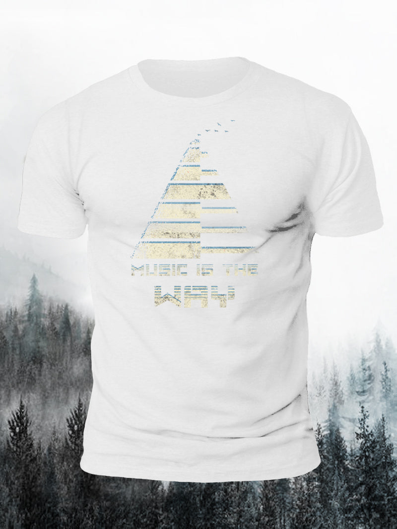 Men's Music Is Always the Way Forward Short-Sleeved Shirt