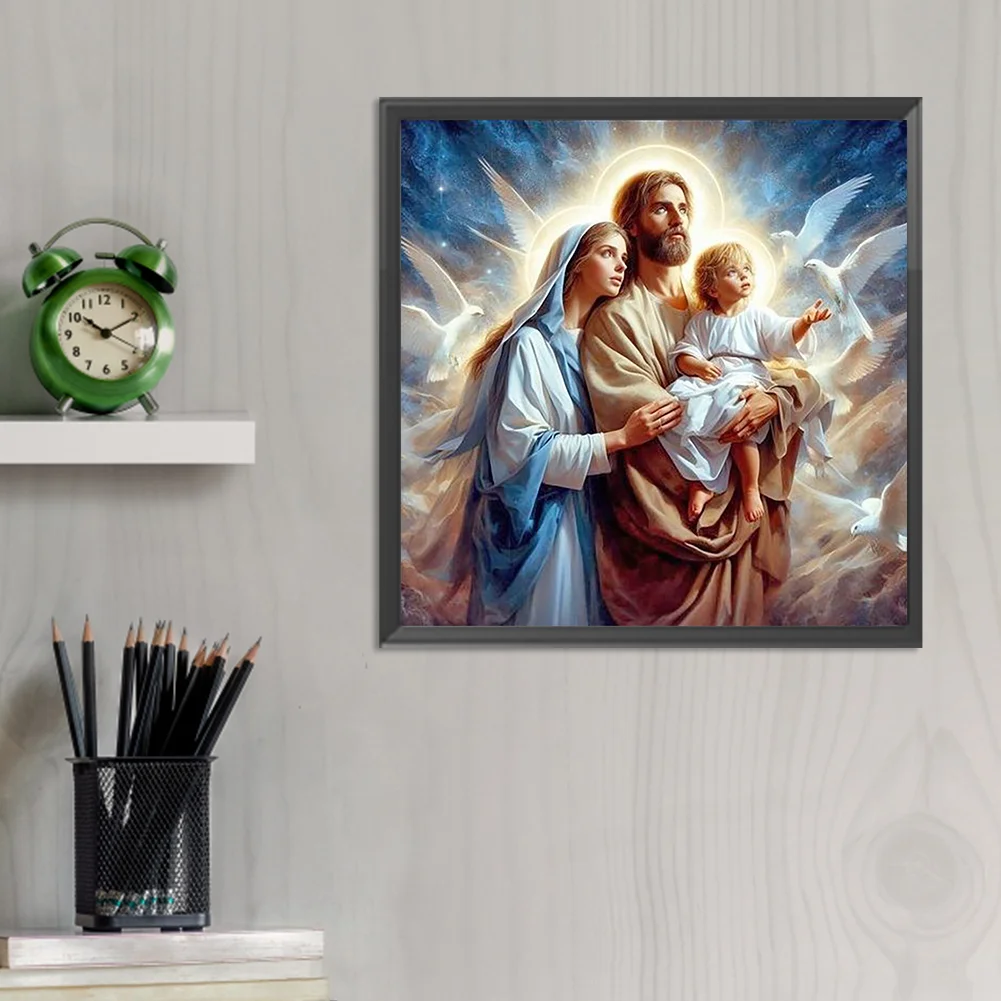 Diamond Painting - Full Round Drill - The Jesus Family(Canvas|30*30cm)
