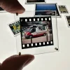 Crystal clear film reversal film holder magnetic pop-up storage box