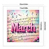 March-18CT Stamped Cross Stitch 25*25cm/9.84*9.84in tapestrymarket