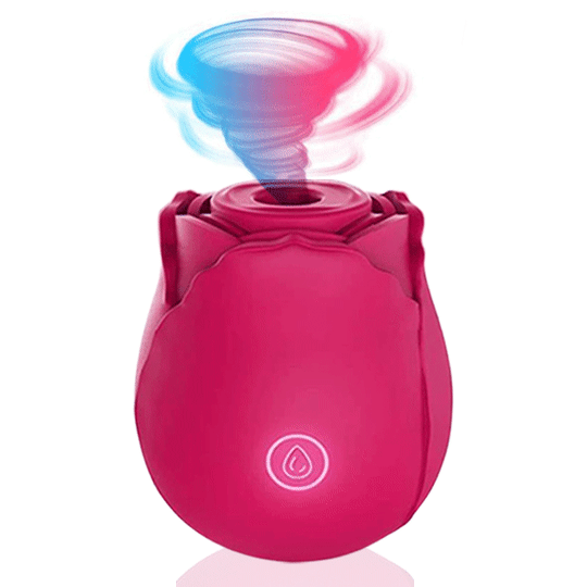 Rose Toys Quiet Waterproof Women Sucking Rose in Seven Colors