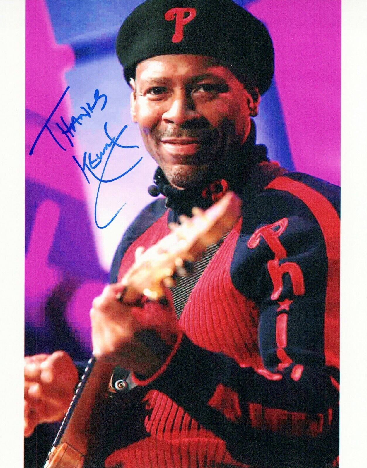 Kevin Eubanks head shot autographed Photo Poster painting signed 8x10 #2