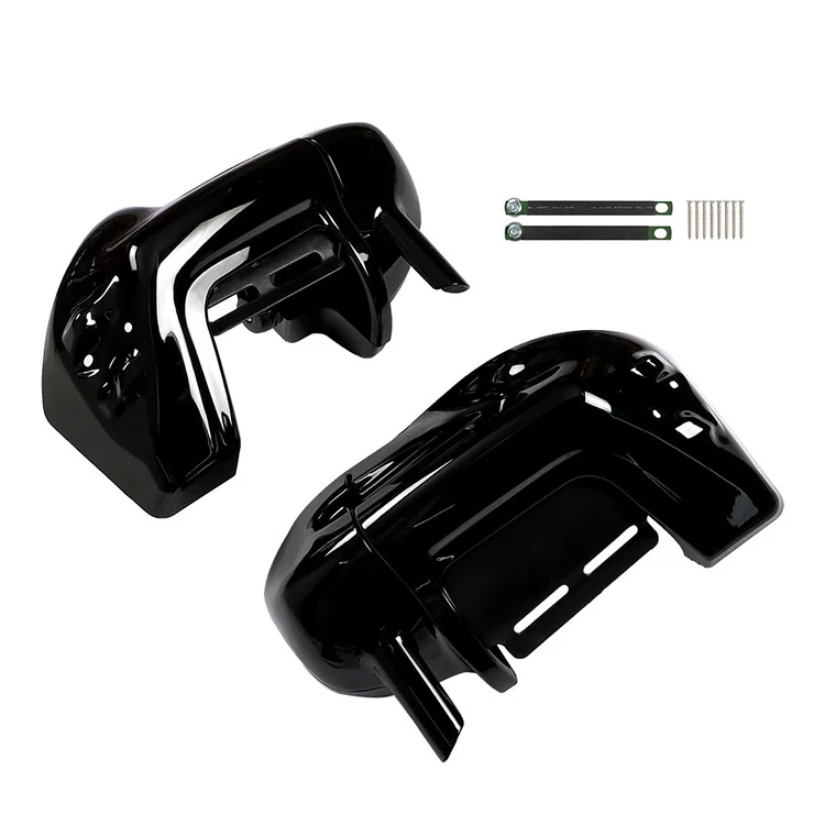 SEBLAFF Vivid Black 6.5 Speakers Pods Motorcycle Fairing Leggings Replacement for Touring Glide 1983-2013