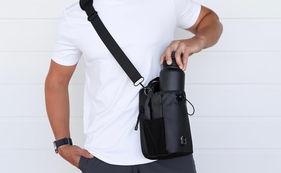 Wearing Magnetic Bottle Bag