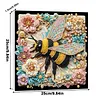 Framed Diamond Painting - Special Shaped - Insect (25x25cm)