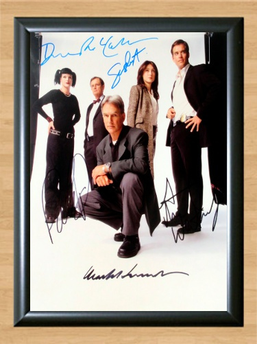 NCIS N.C.I.S. Cast Signed Autographed Photo Poster painting Poster 1 A3 11.7x16.5