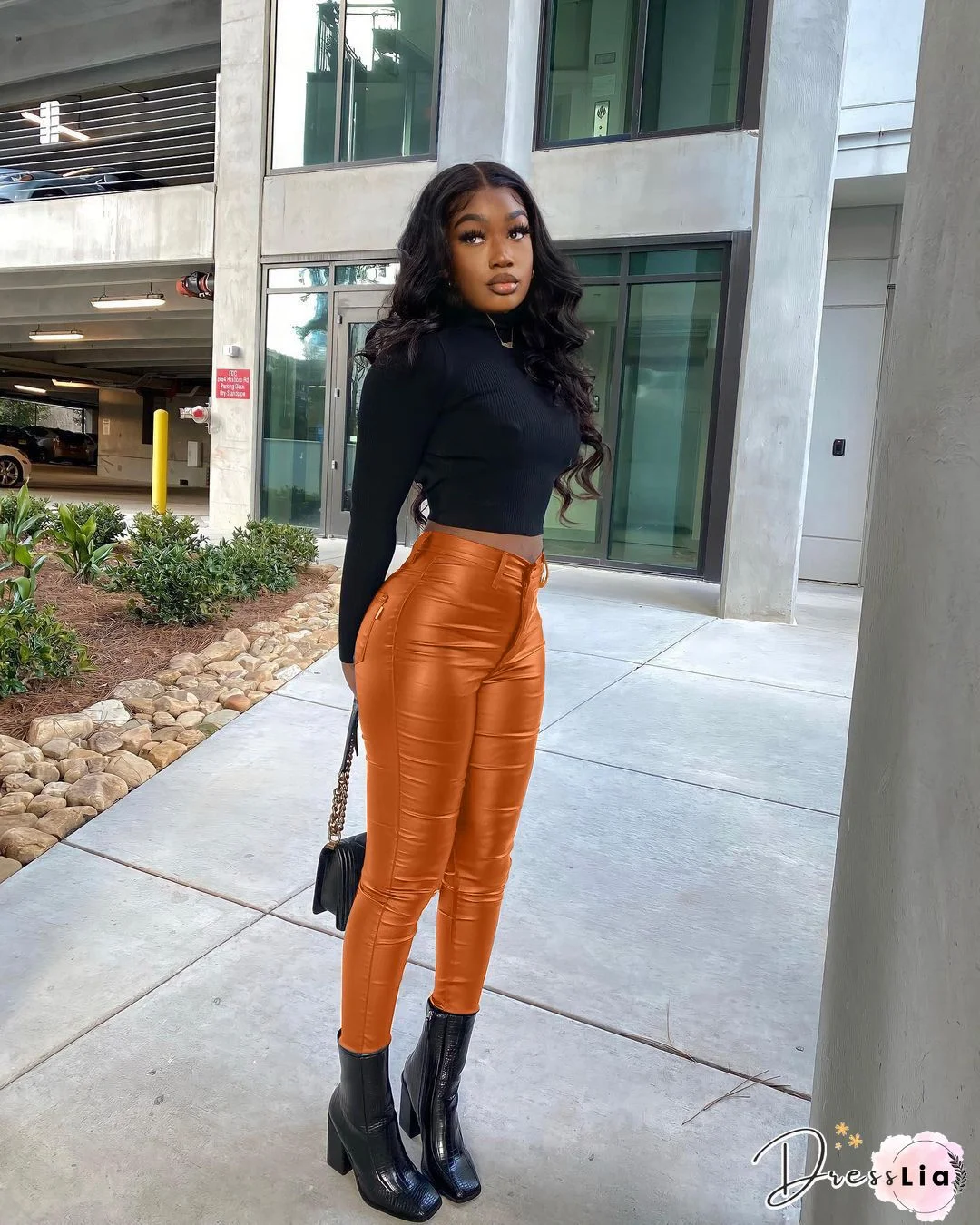 Autumn And Winter Leather Pants