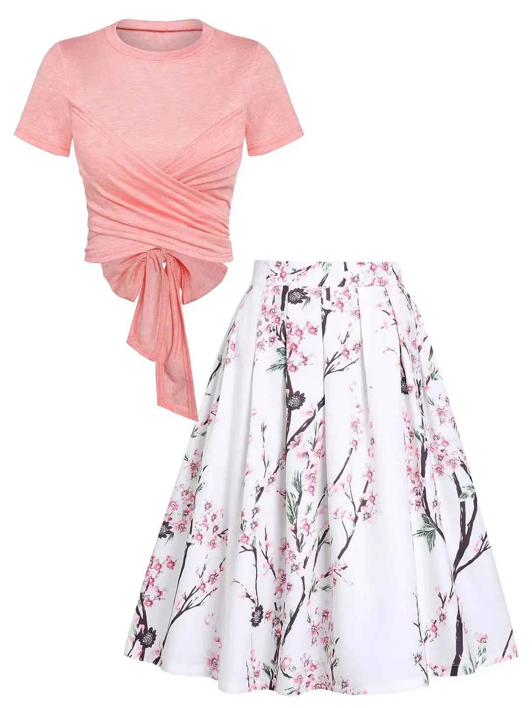 Brownm Mid-length Slimming Digital Printing Temperament Commute Suits