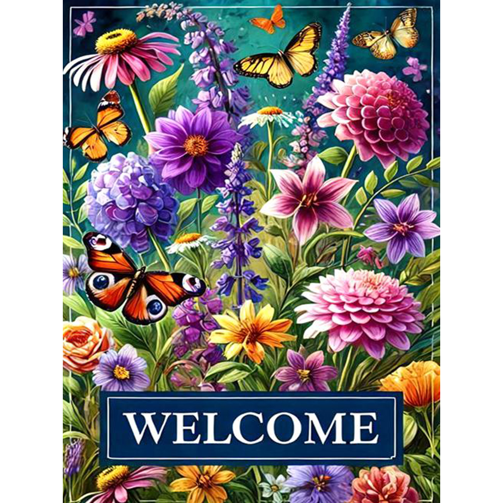 Spring Garden 30*40cm(canvas) full round drill diamond painting