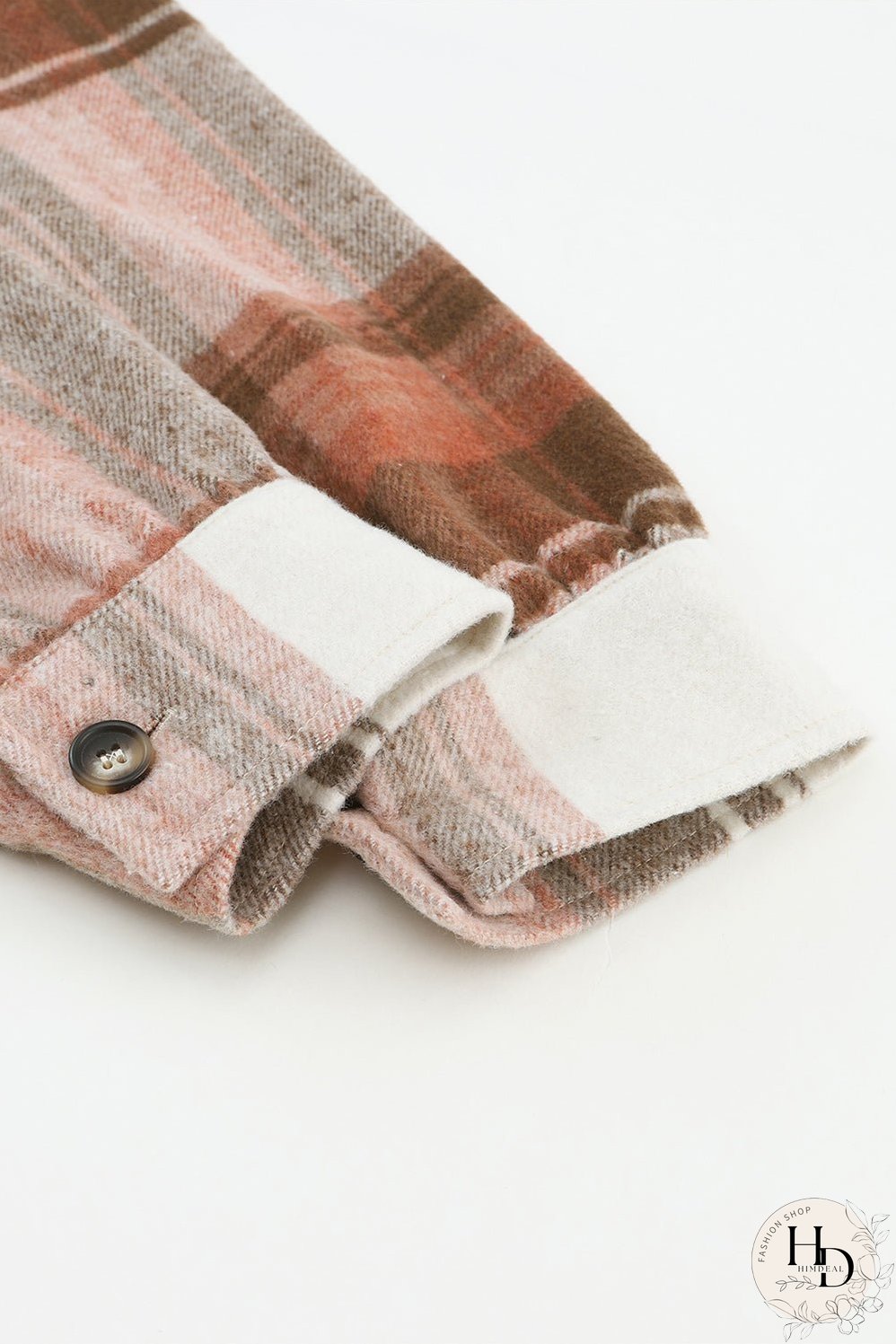 Warm Plaid Shirt Jacket for Fall