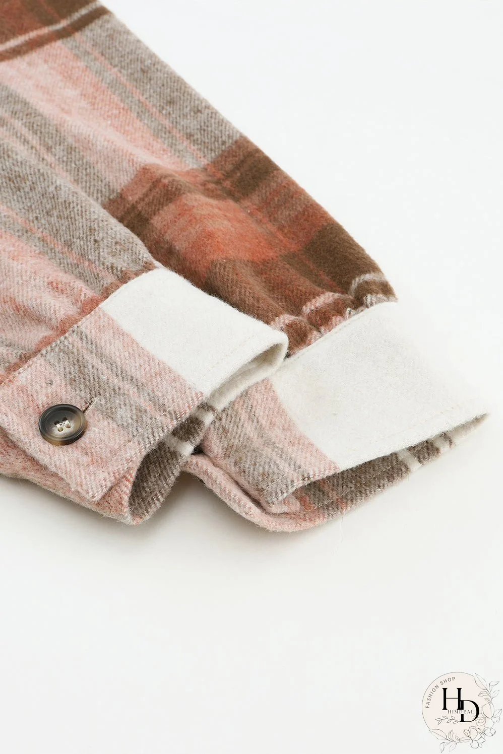 Warm Plaid Shirt Jacket for Fall