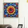 Diamond Painting -DIY Full Round Drill Stained Glass Flower(40*40 CM)