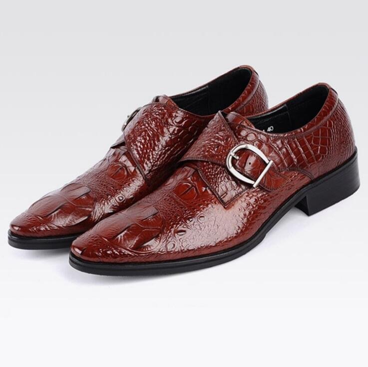 new business men Oxfords shoes Office Wedding men's leather shoes Men Dress Shoes Large size odile pattern 896