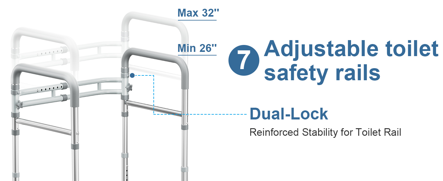 toilet safety rails
