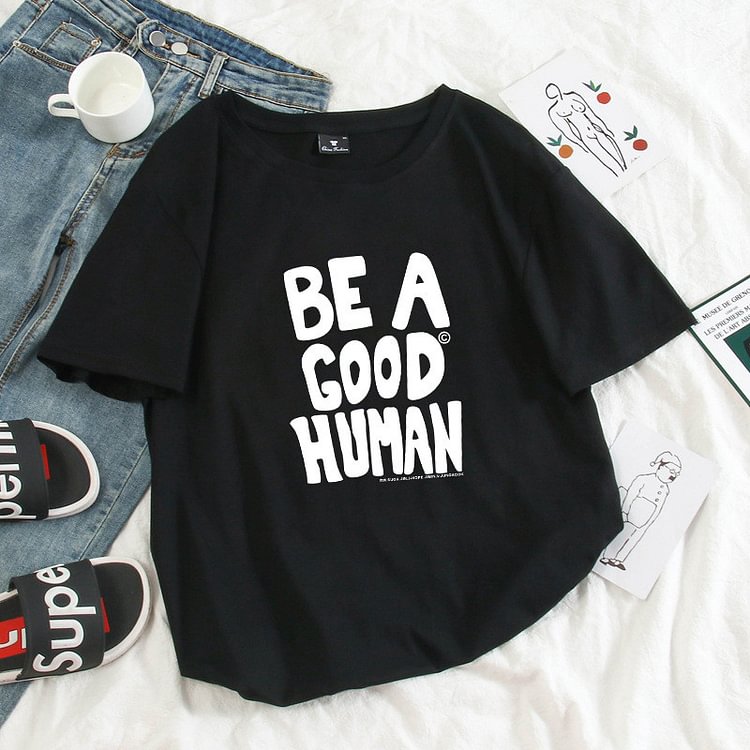 JIMIN NOMAD BE A GOOD HUMAN Candy Color T-shirt