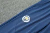 2024/2025 Manchester City Half-Pull Training Wear Royal Blue Football Shirt Kids Size