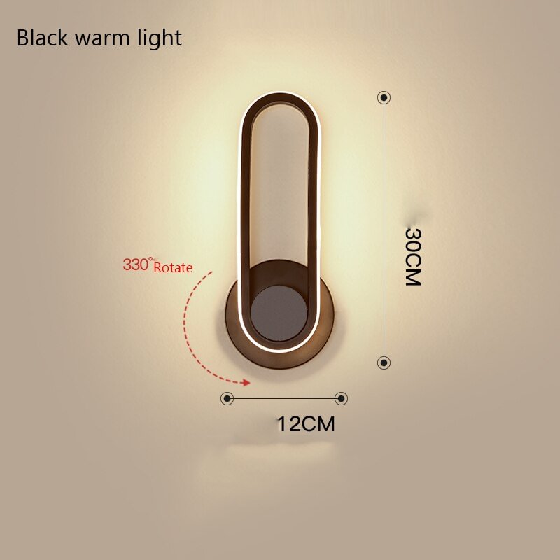 Modern Iron Wall Lamp Lights LED Light Strip Wall Sconce Lamps Bedroom Bathroom Living Room Stair Bedside Dining Room Wall Light