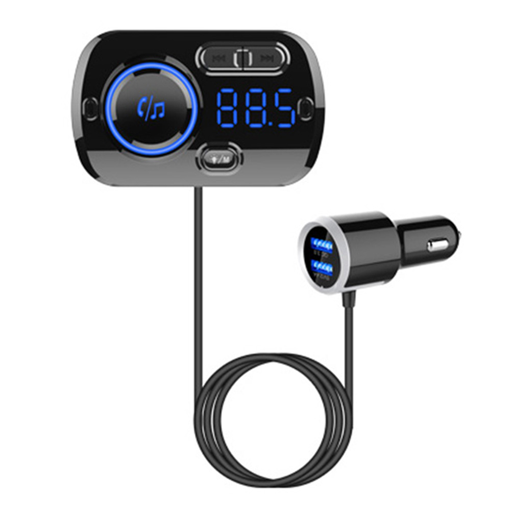 

BC49BQ Car Bluetooth Receiver FM Transmitter MP3 Dual USB Power Adapter, 501 Original
