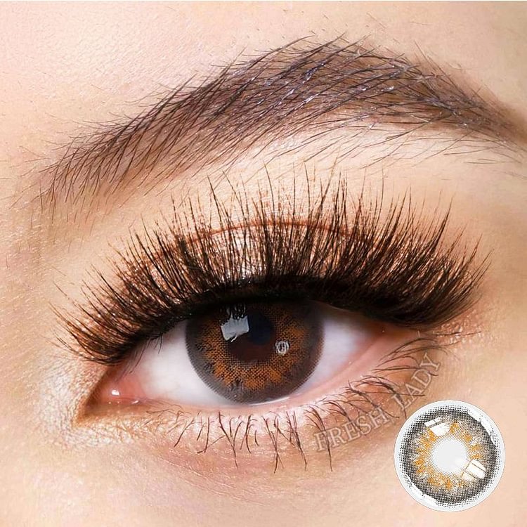 Freshlady Opal Brown Colored Contact Lenses