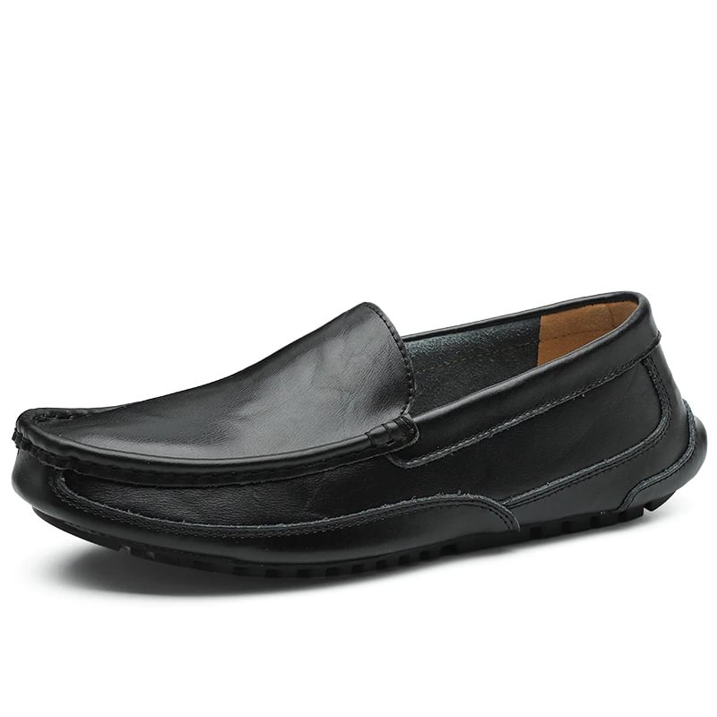 Yyvonne Genuine Leather Men Casual Shoes Luxury Brand 2020 Mens Loafers Moccasins Breathable Slip on Male Driving Shoes Plus Size 38-48
