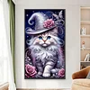 Cat - Diamond Painting - Full Round Drill (Canvas|40*70cm)