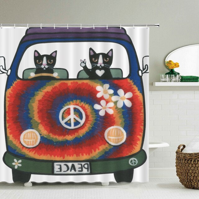 

Shower Curtain – Tiger Zebra Animal-180*180cm, 501 Original