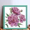 Peony-14CT Stamped Cross Stitch 31*30cm/12.2*11.81in tapestrymarket