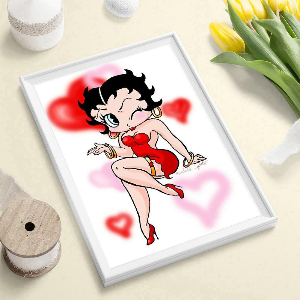 Diamond Painting - Full Round - Betty Boop