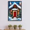 (40*60cm)Christmas House - Full Round Drill Diamond Painting