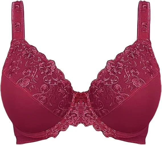 Triumph - 3 bucăți 🔥Sutien de dama cu dantela florala marime plus