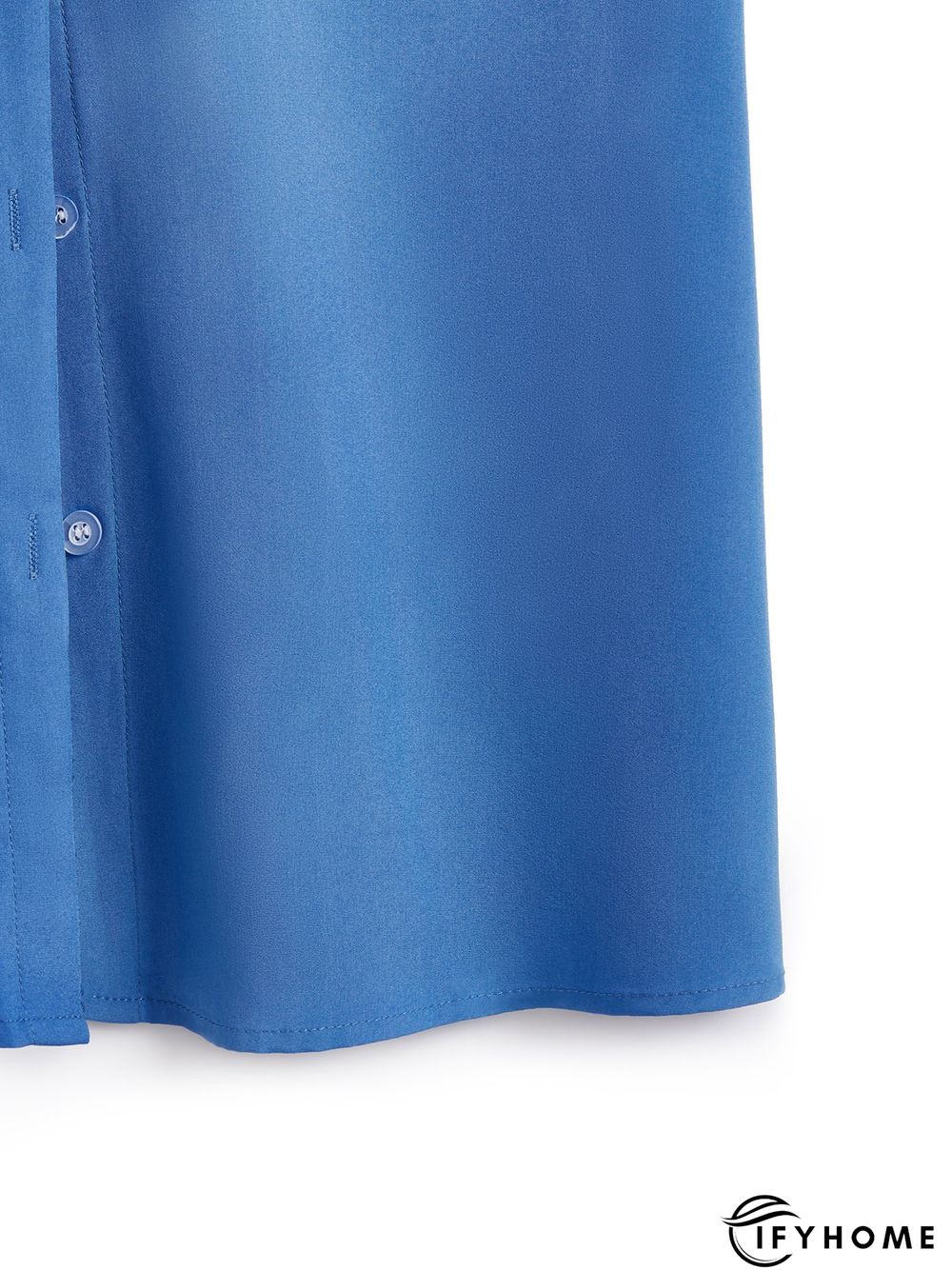 Casual Solid Lapel Loosen Short Sleeve Blouse | IFYHOME