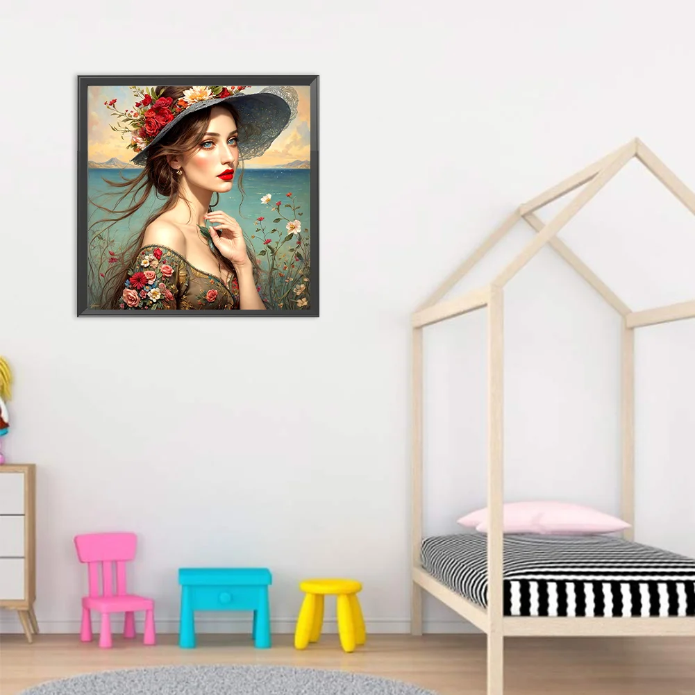 DIY Paint By Number 40*40cm - Lady