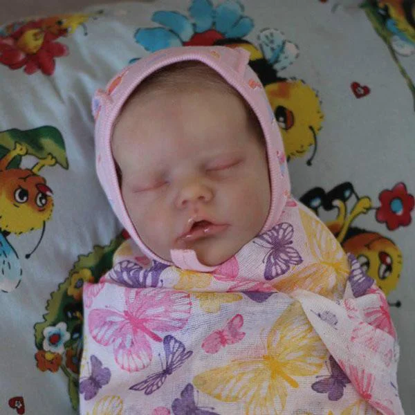 Asleep Realistic Reborn Baby | 18" Little Goseph Doll Girl | Full Silicone Reborn Baby | Reborn Shoppe - Reborn Shoppe