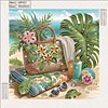 (Box Packaging)Diamond Painting-DIY Crystal Rhinestone Beach Vacation
