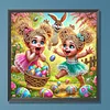 Twin Egg Girl - Crystal Rhinestone Diamond Painting