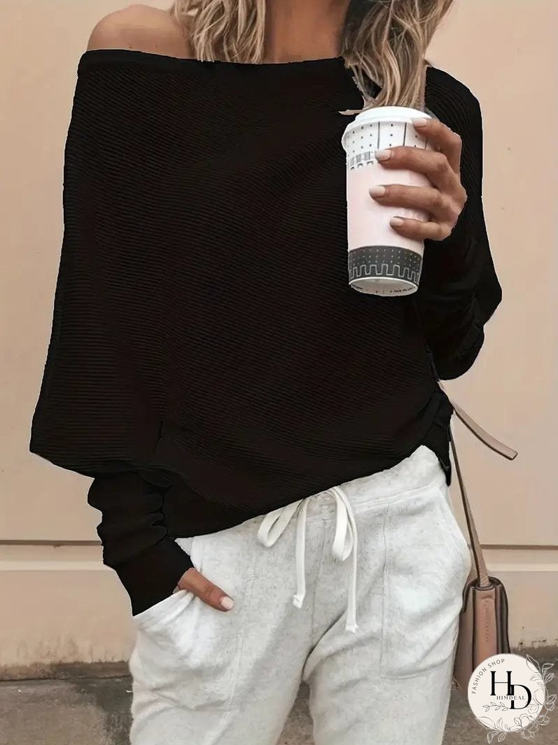 Trendy One Shoulder T-Shirt