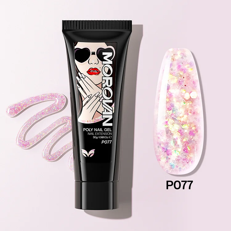Pinkish Yellow Poly Nail Gel 30ml