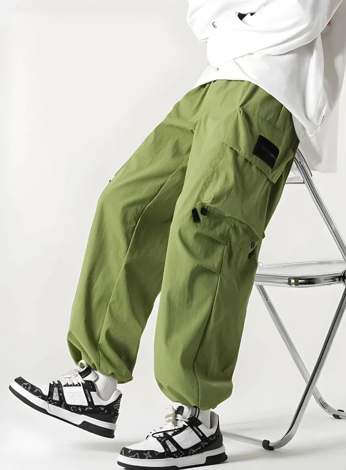 Brownm Parachute Pants