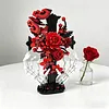 Gothic Cross & Rose & Skeleton Hand Building Blocks Set Building Bricks Kit Construction Bricks Toy Gifts for Anniversaries Valentines Day Halloween