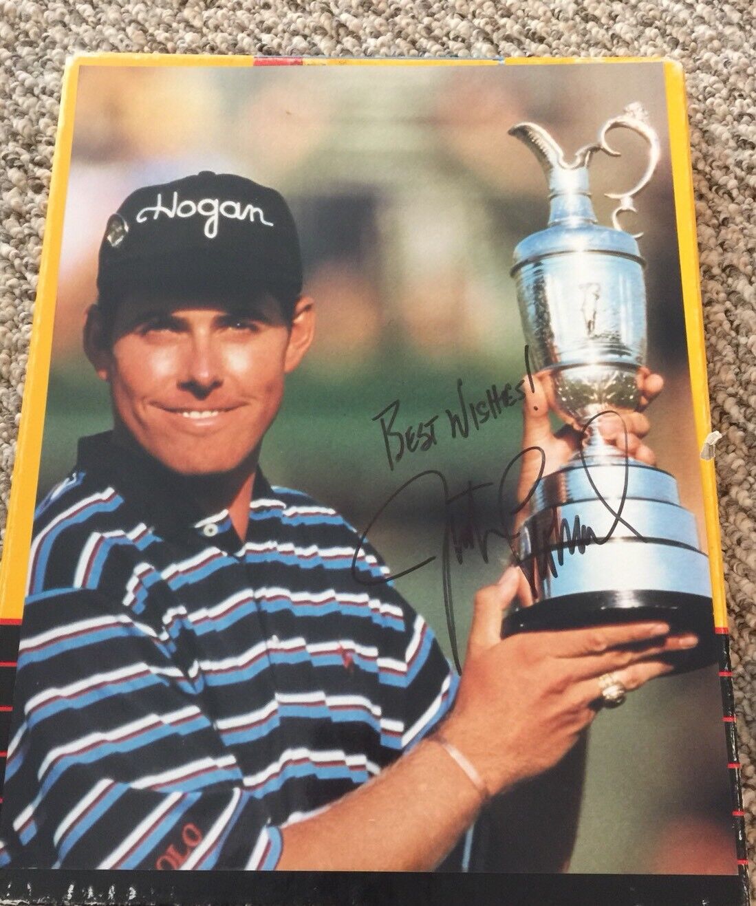 Justin Leonard Signed 11x14 Photo Poster painting WCOA In Person Autograph Golf